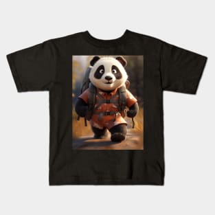 PANDA - The Explorer Kids T-Shirt